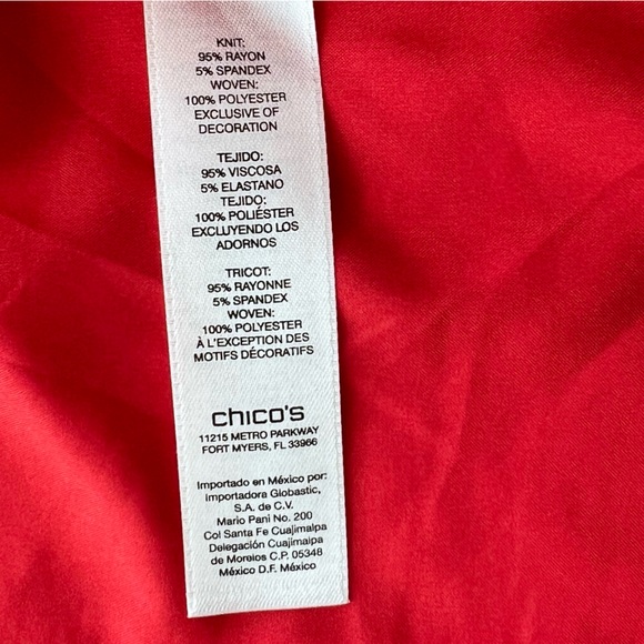 Chicos Military style tweed blazer with gold accent - Picture 9 of 10